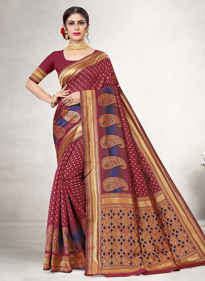 Lakshya Vidya vol 07 Exclusive Fancy Festive Wedding Wear Jacquard Silk Heavy Latest Saree Collection